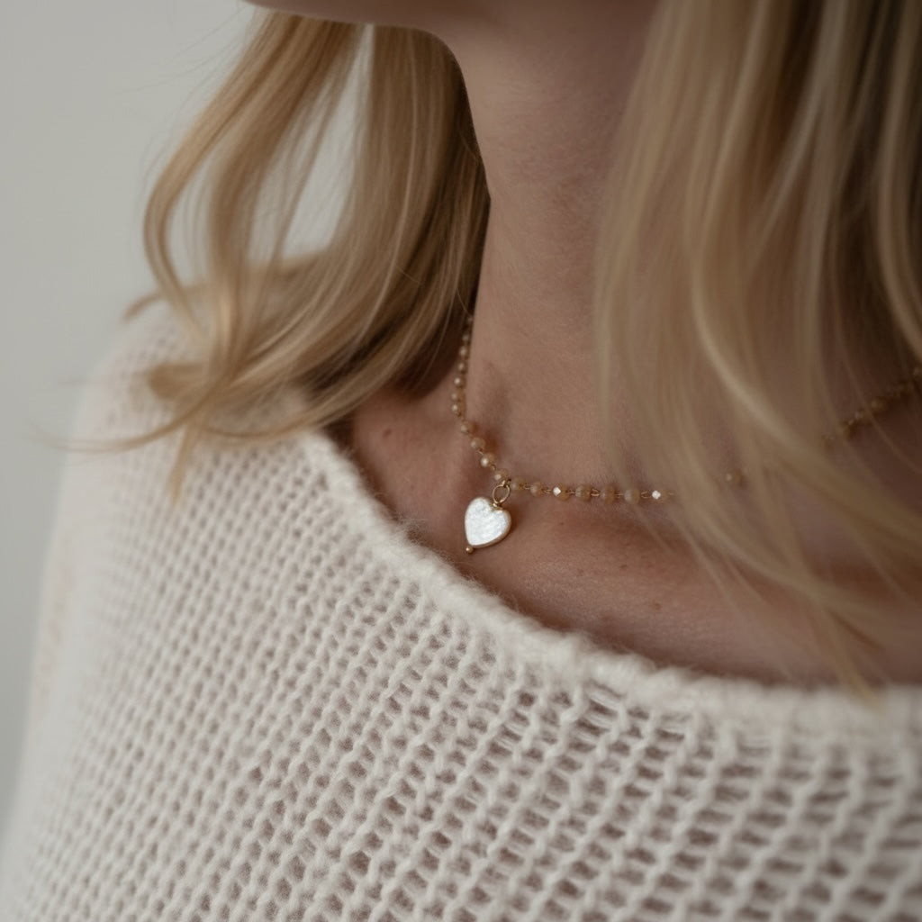 Náhrdelník Pearl Heart